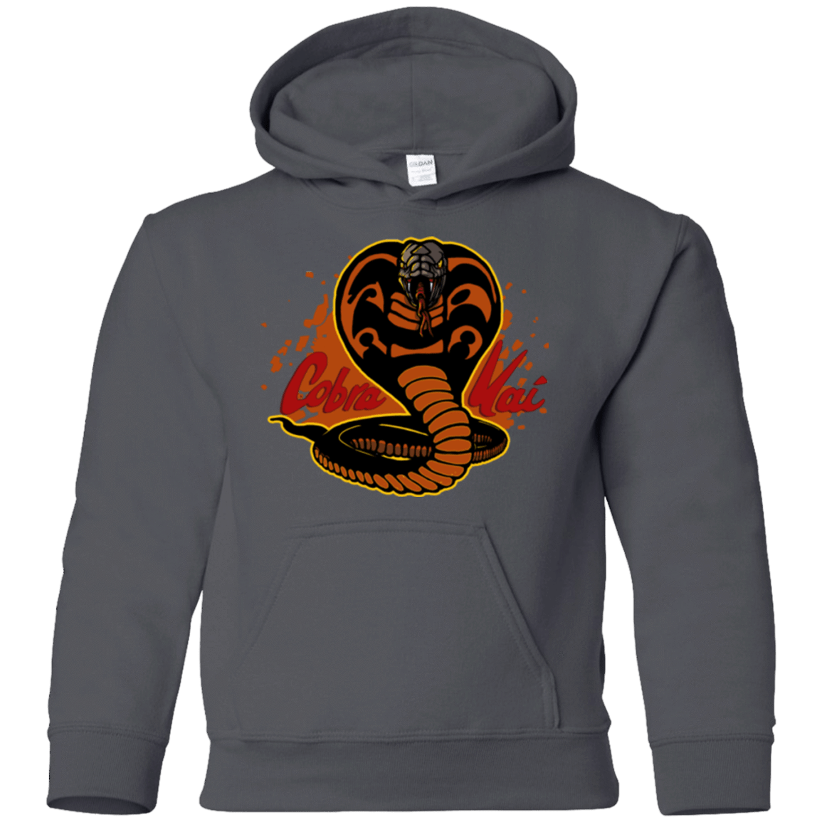 Sweatshirts Charcoal / YS Familiar Reptile Youth Hoodie