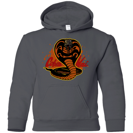Sweatshirts Charcoal / YS Familiar Reptile Youth Hoodie