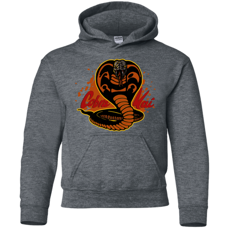 Sweatshirts Dark Heather / YS Familiar Reptile Youth Hoodie