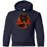 Sweatshirts Navy / YS Familiar Reptile Youth Hoodie
