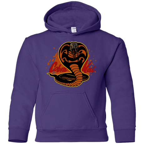 Sweatshirts Purple / YS Familiar Reptile Youth Hoodie