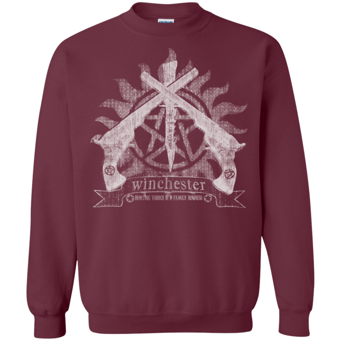 Sweatshirts Maroon / S Family Business Crewneck Sweatshirt