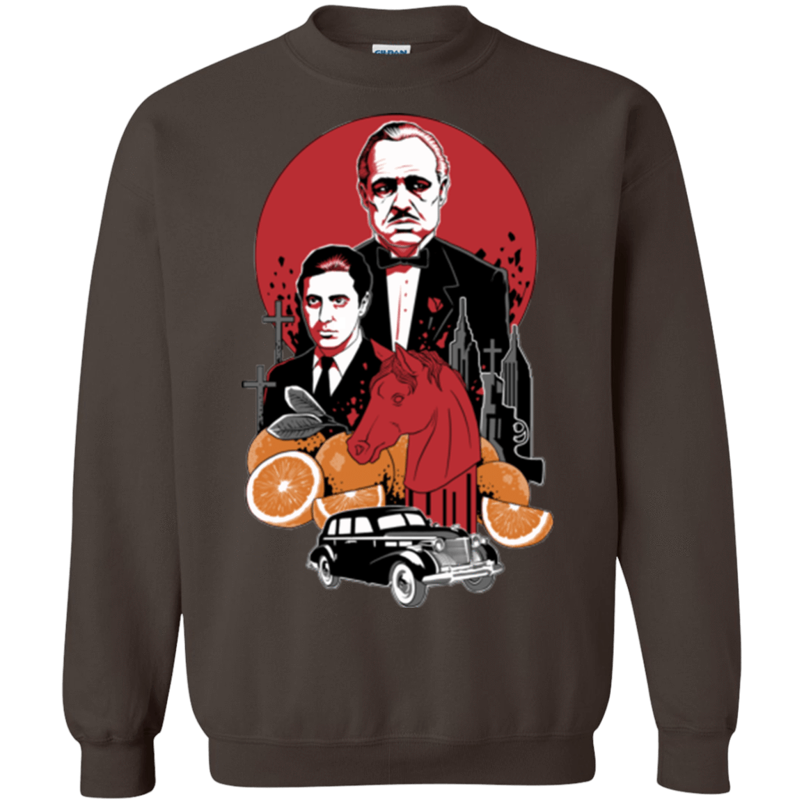 Sweatshirts Dark Chocolate / Small Family Cursed Crewneck Sweatshirt