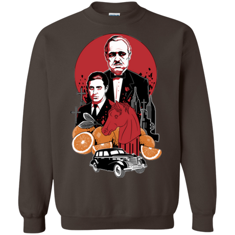 Sweatshirts Dark Chocolate / Small Family Cursed Crewneck Sweatshirt