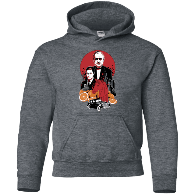 Sweatshirts Dark Heather / YS Family Cursed Youth Hoodie