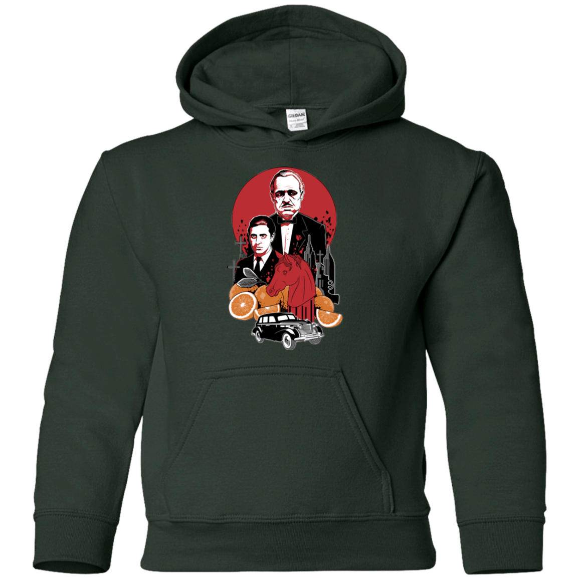 Sweatshirts Forest Green / YS Family Cursed Youth Hoodie