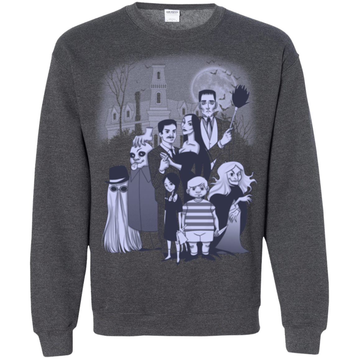 Sweatshirts Dark Heather / Small Family Portrait Crewneck Sweatshirt