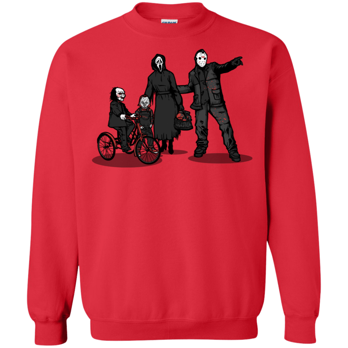 Sweatshirts Red / S Family Values Crewneck Sweatshirt