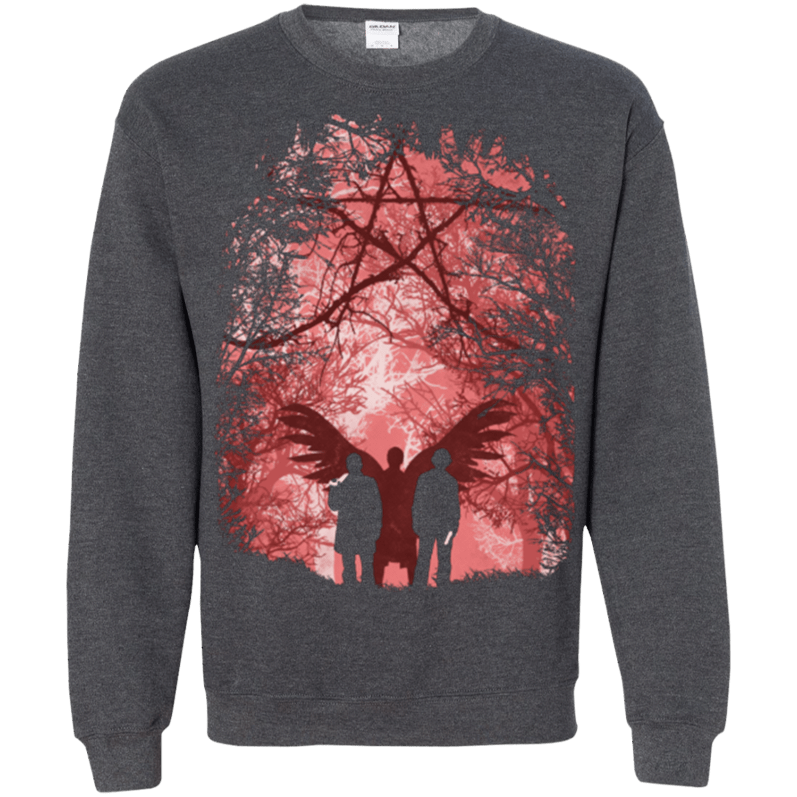 Sweatshirts Dark Heather / Small Famous Hunters Crewneck Sweatshirt