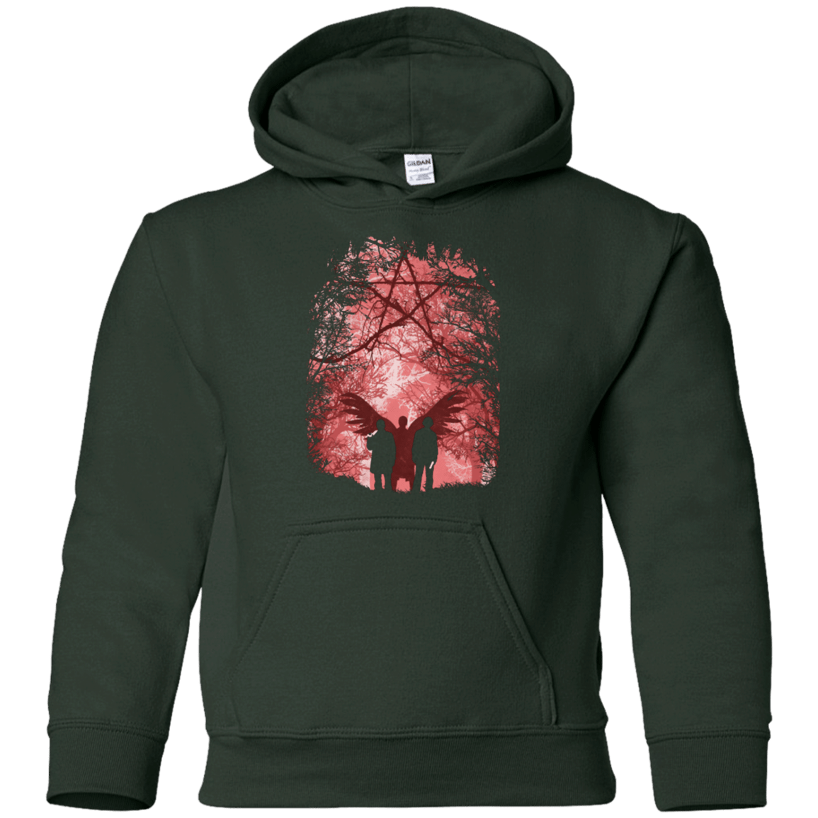 Sweatshirts Forest Green / YS Famous Hunters Youth Hoodie