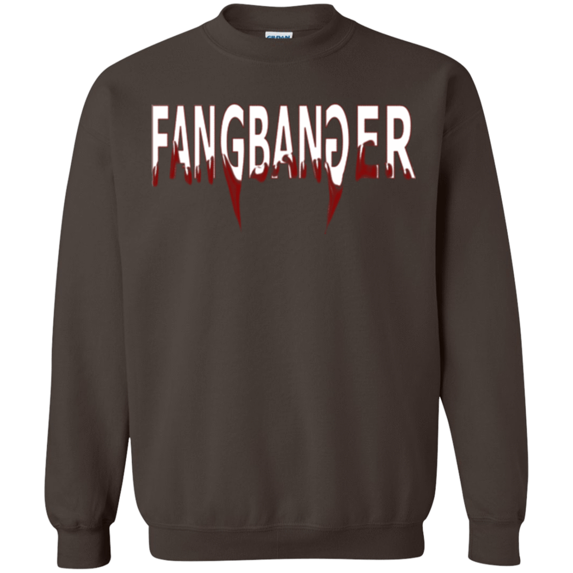Sweatshirts Dark Chocolate / Small Fangbanger Crewneck Sweatshirt