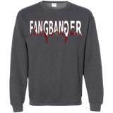 Sweatshirts Dark Heather / Small Fangbanger Crewneck Sweatshirt