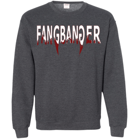 Sweatshirts Dark Heather / Small Fangbanger Crewneck Sweatshirt
