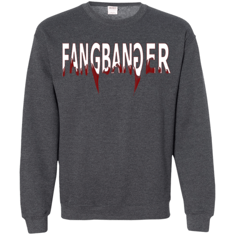 Sweatshirts Dark Heather / Small Fangbanger Crewneck Sweatshirt