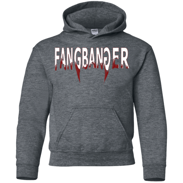 Sweatshirts Dark Heather / YS Fangbanger Youth Hoodie