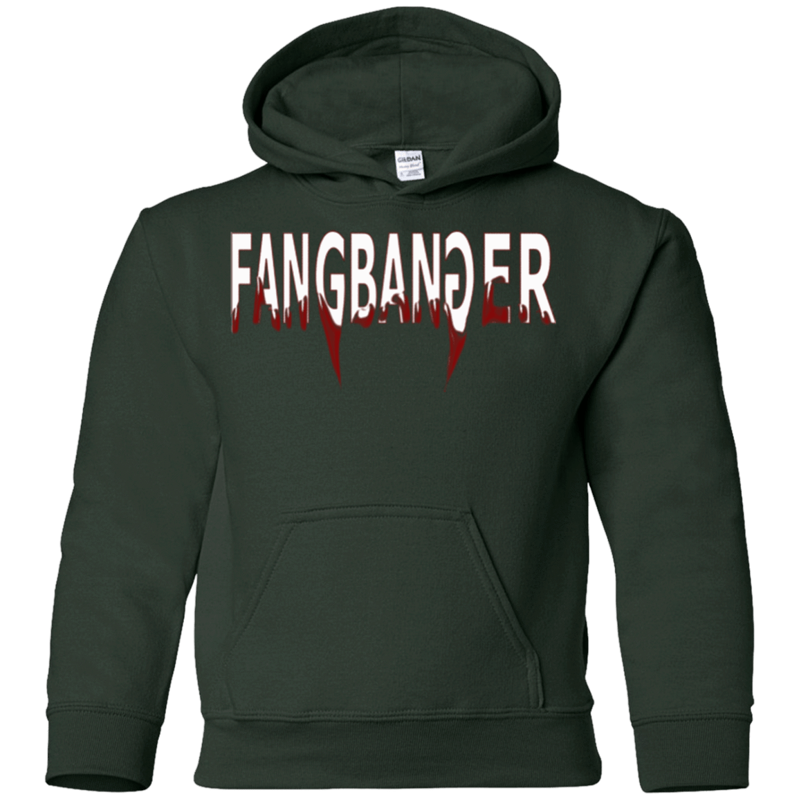 Sweatshirts Forest Green / YS Fangbanger Youth Hoodie