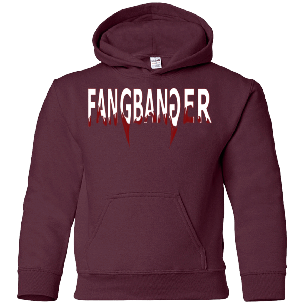 Sweatshirts Maroon / YS Fangbanger Youth Hoodie