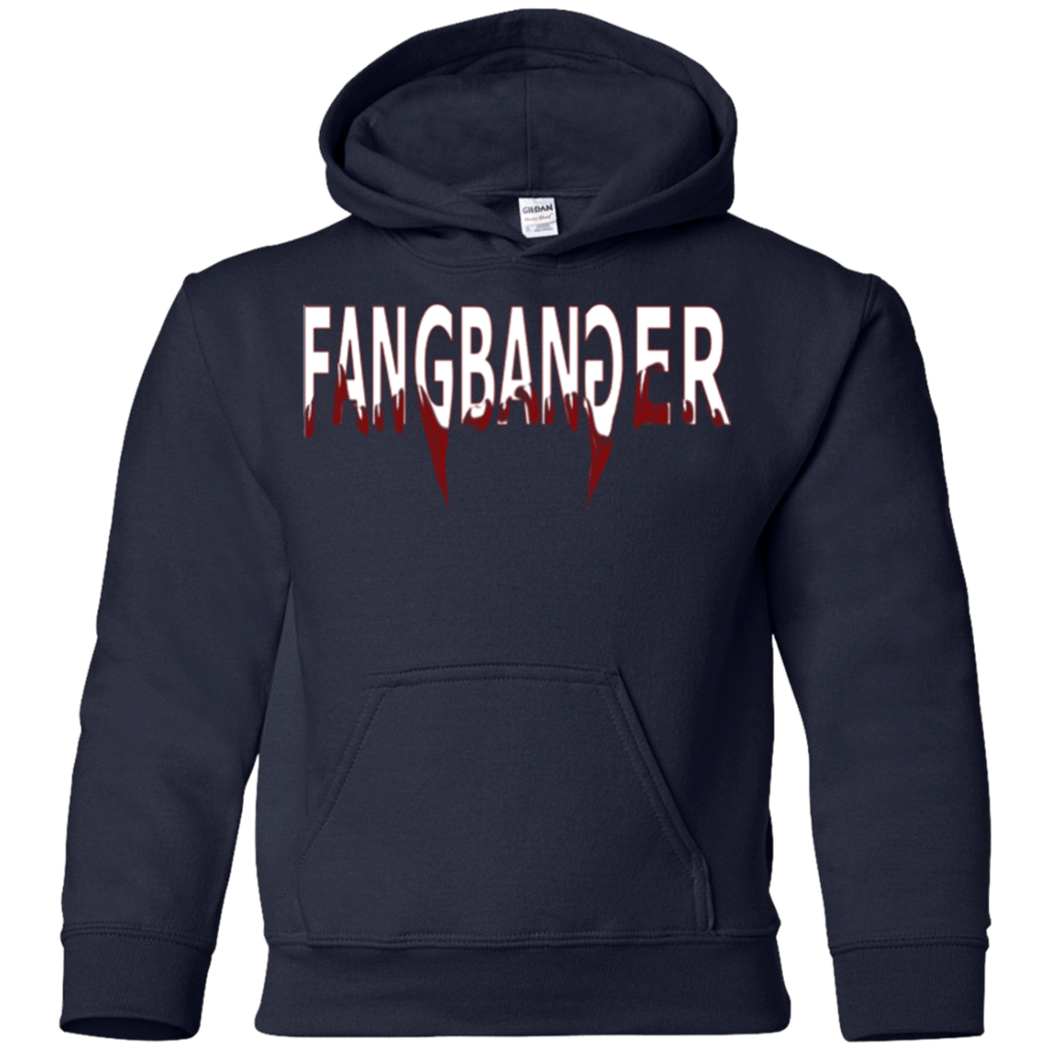 Sweatshirts Navy / YS Fangbanger Youth Hoodie