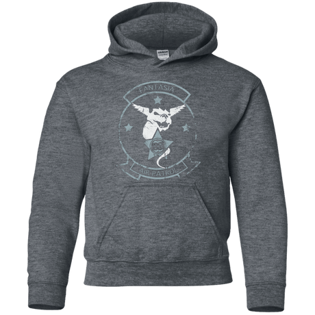 Sweatshirts Dark Heather / YS Fantasia Air Patrol Youth Hoodie