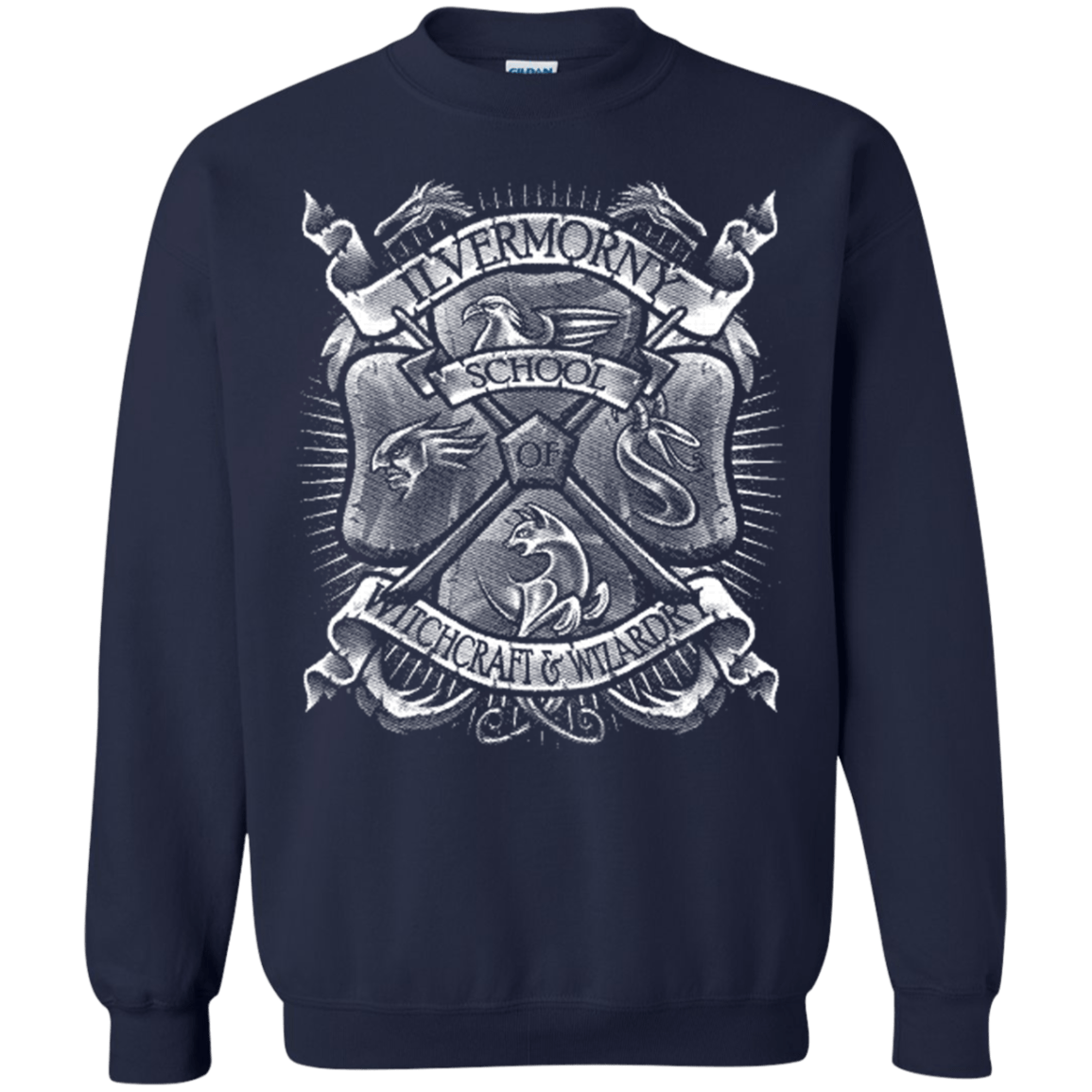 Sweatshirts Navy / Small Fantastic Crest Crewneck Sweatshirt