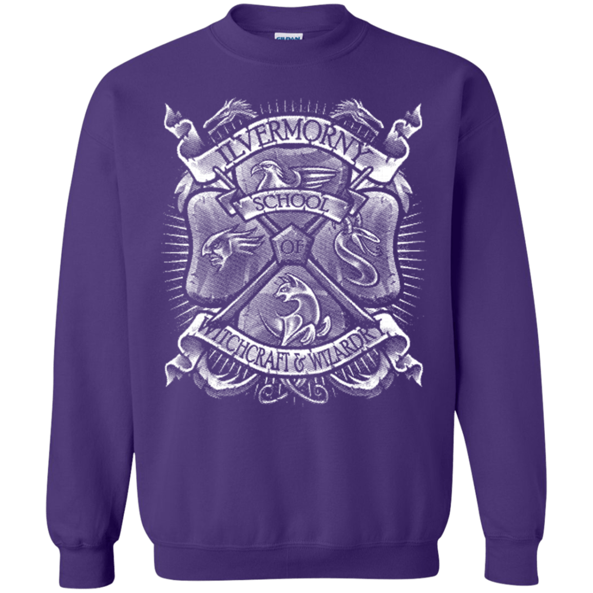 Sweatshirts Purple / Small Fantastic Crest Crewneck Sweatshirt