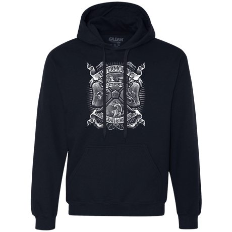 Sweatshirts Navy / Small Fantastic Crest Premium Fleece Hoodie
