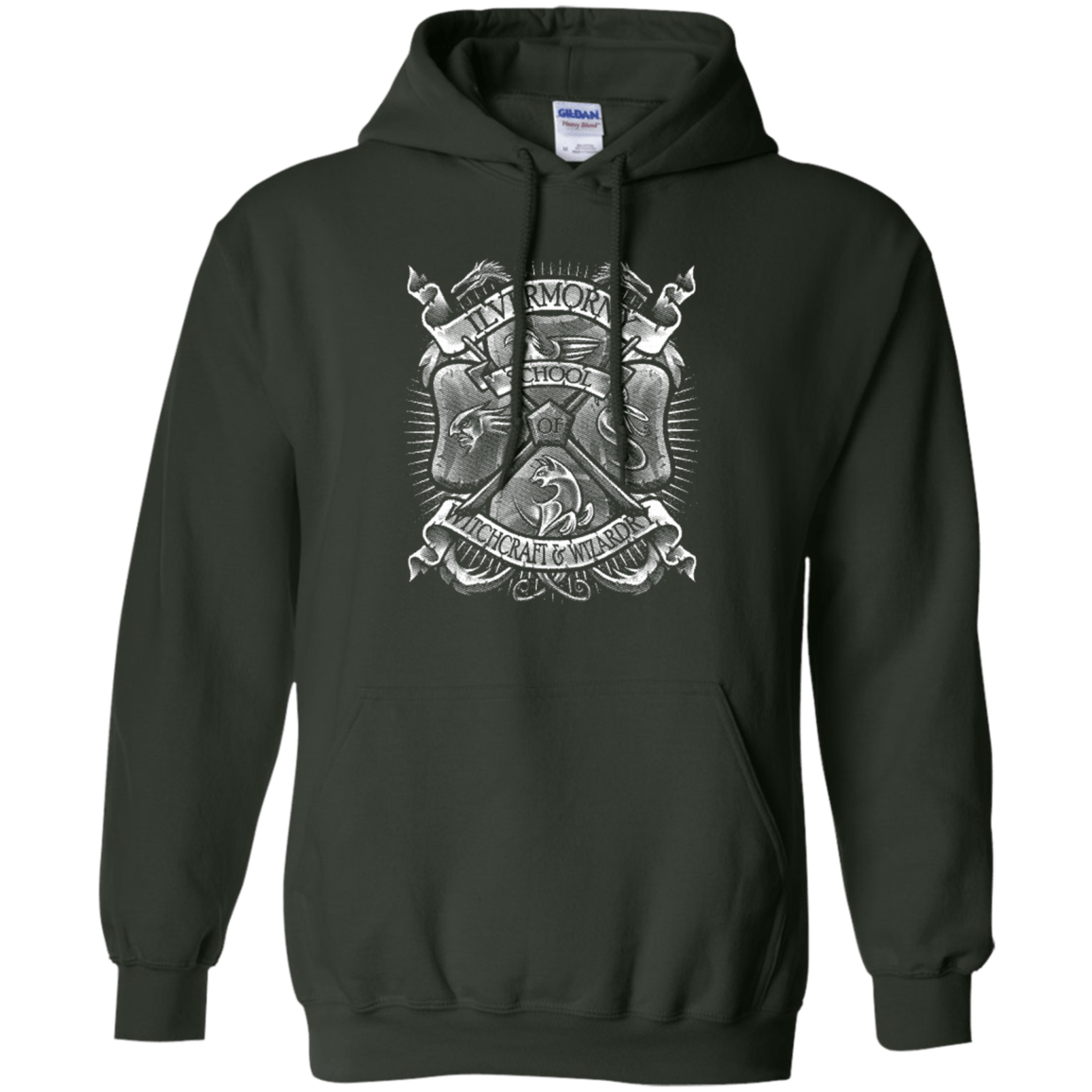Sweatshirts Forest Green / Small Fantastic Crest Pullover Hoodie