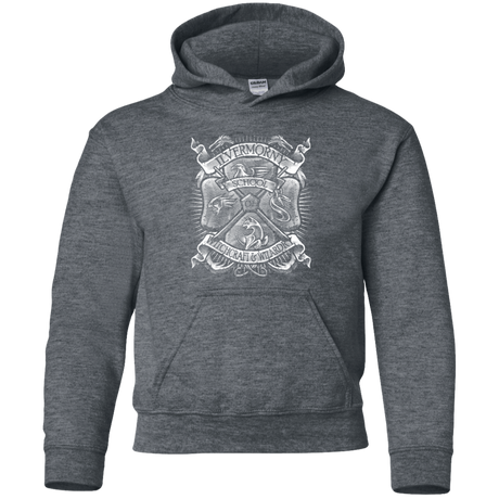 Sweatshirts Dark Heather / YS Fantastic Crest Youth Hoodie