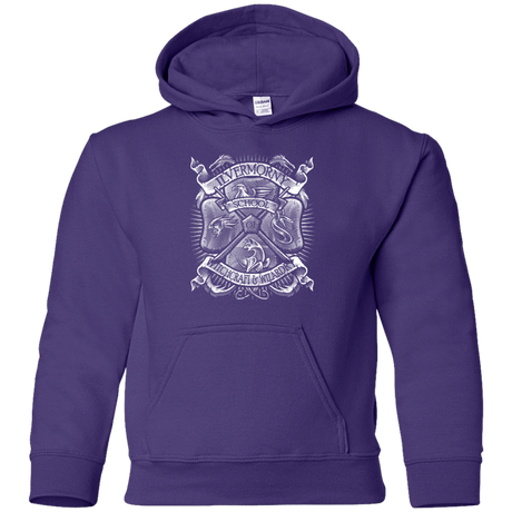 Sweatshirts Purple / YS Fantastic Crest Youth Hoodie