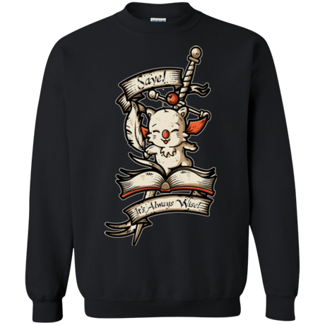 Sweatshirts Black / Small FANTASY SAVE POINT Crewneck Sweatshirt