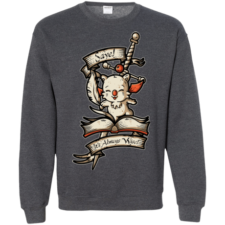 Sweatshirts Dark Heather / Small FANTASY SAVE POINT Crewneck Sweatshirt