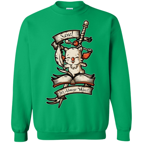 Sweatshirts Irish Green / Small FANTASY SAVE POINT Crewneck Sweatshirt