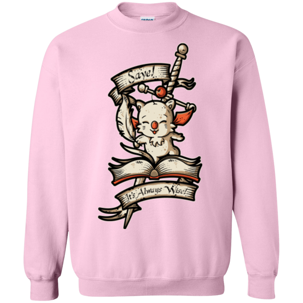 Sweatshirts Light Pink / Small FANTASY SAVE POINT Crewneck Sweatshirt
