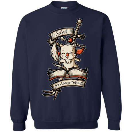 Sweatshirts Navy / Small FANTASY SAVE POINT Crewneck Sweatshirt