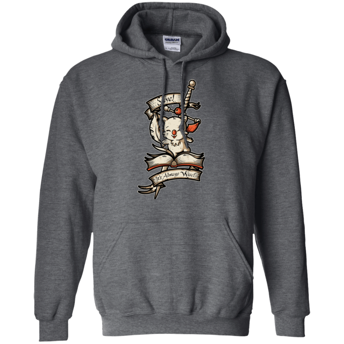 Sweatshirts Dark Heather / Small FANTASY SAVE POINT Pullover Hoodie