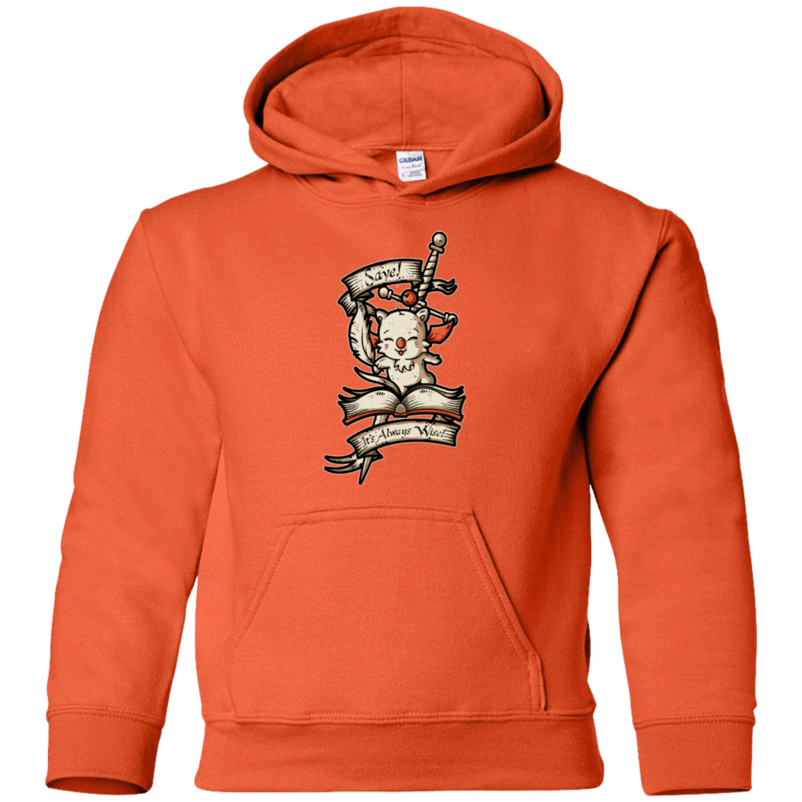 Sweatshirts Orange / YS FANTASY SAVE POINT Youth Hoodie