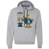 Sweatshirts Sport Grey / S Fat Cow in a Little Coat Premium Fleece Hoodie