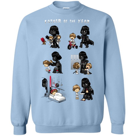 Sweatshirts Light Blue / Small Father of the year Crewneck Sweatshirt