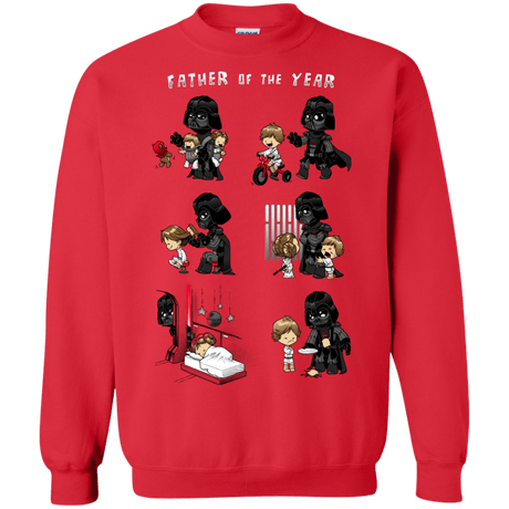 Sweatshirts Red / Small Father of the year Crewneck Sweatshirt