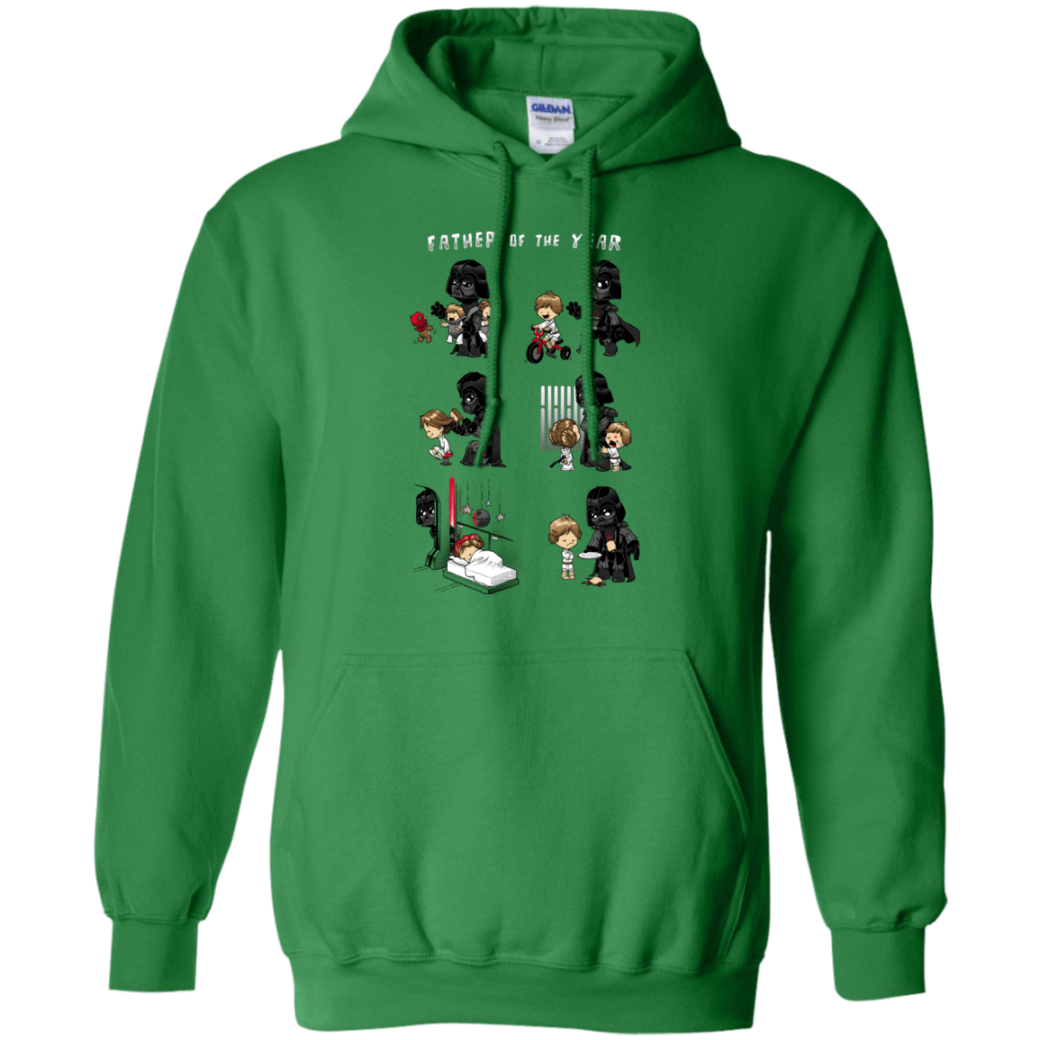 Sweatshirts Irish Green / Small Father of the year Pullover Hoodie