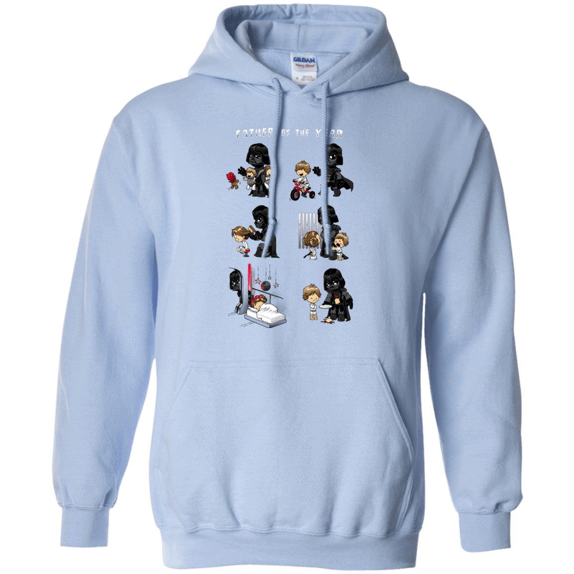 Sweatshirts Light Blue / Small Father of the year Pullover Hoodie