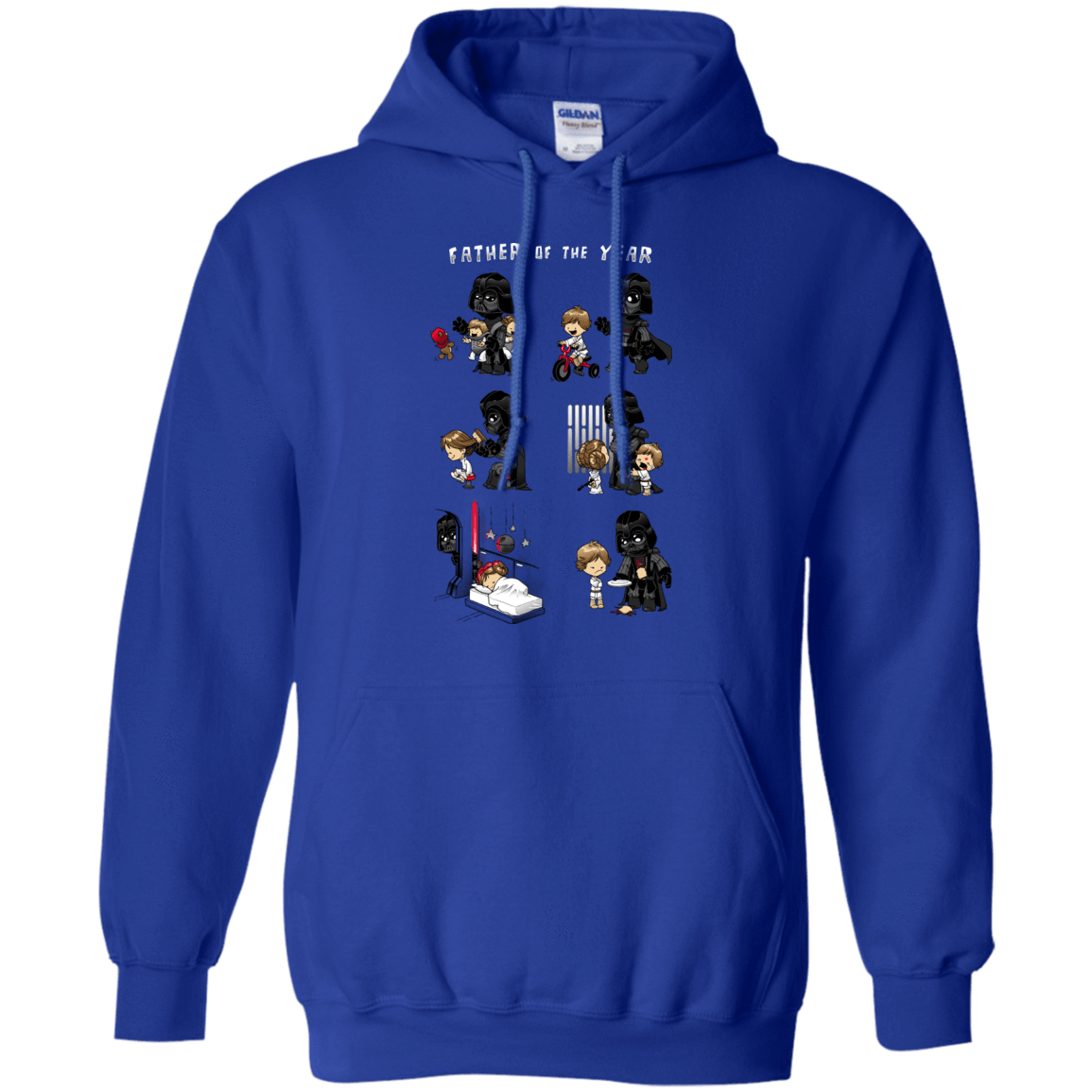 Sweatshirts Royal / Small Father of the year Pullover Hoodie