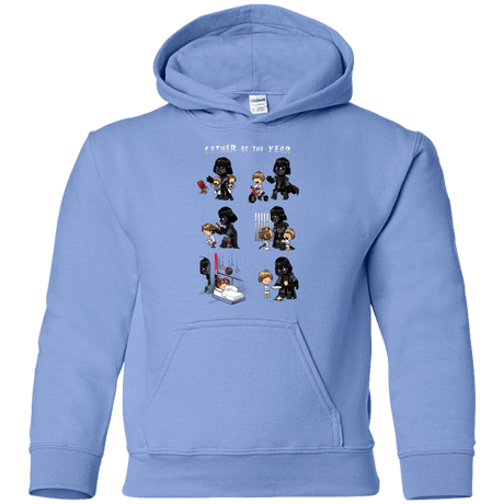 Sweatshirts Carolina Blue / YS Father of the year Youth Hoodie
