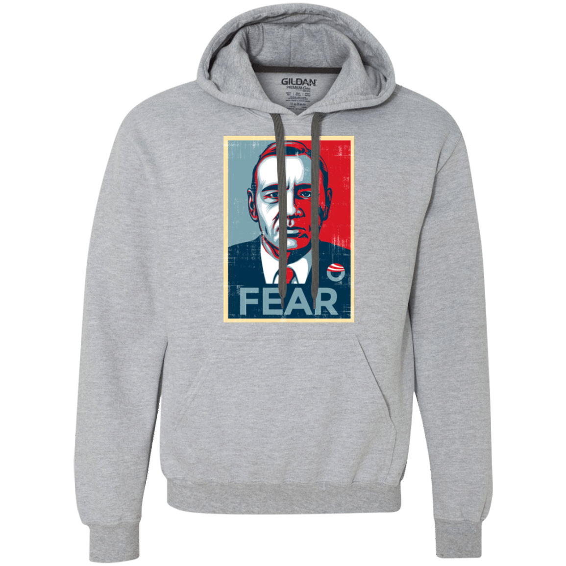 Sweatshirts Sport Grey / Small fear Premium Fleece Hoodie