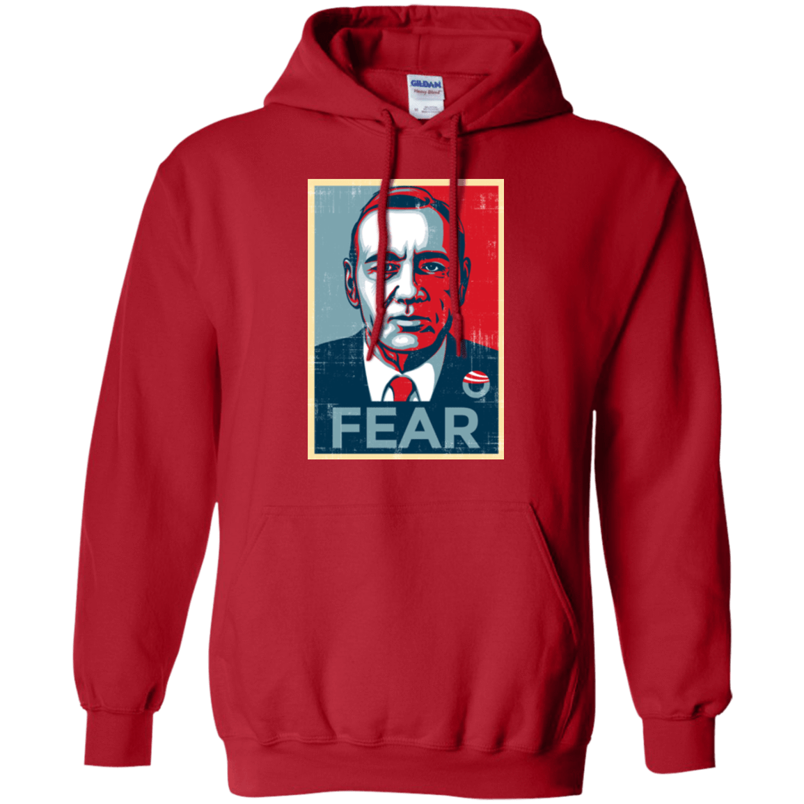 Sweatshirts Red / Small fear Pullover Hoodie