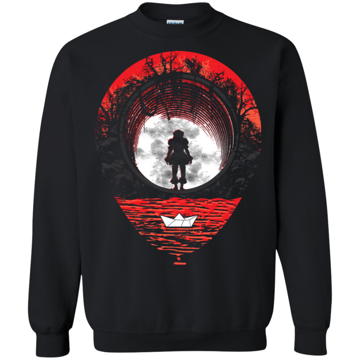 Sweatshirts Black / S Fear The Clown Crewneck Sweatshirt