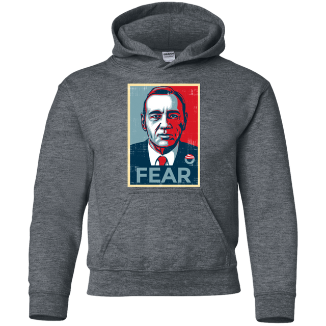 Sweatshirts Dark Heather / YS fear Youth Hoodie