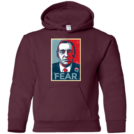 Sweatshirts Maroon / YS fear Youth Hoodie