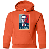 Sweatshirts Orange / YS fear Youth Hoodie