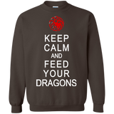 Sweatshirts Dark Chocolate / Small Feed dragons Crewneck Sweatshirt